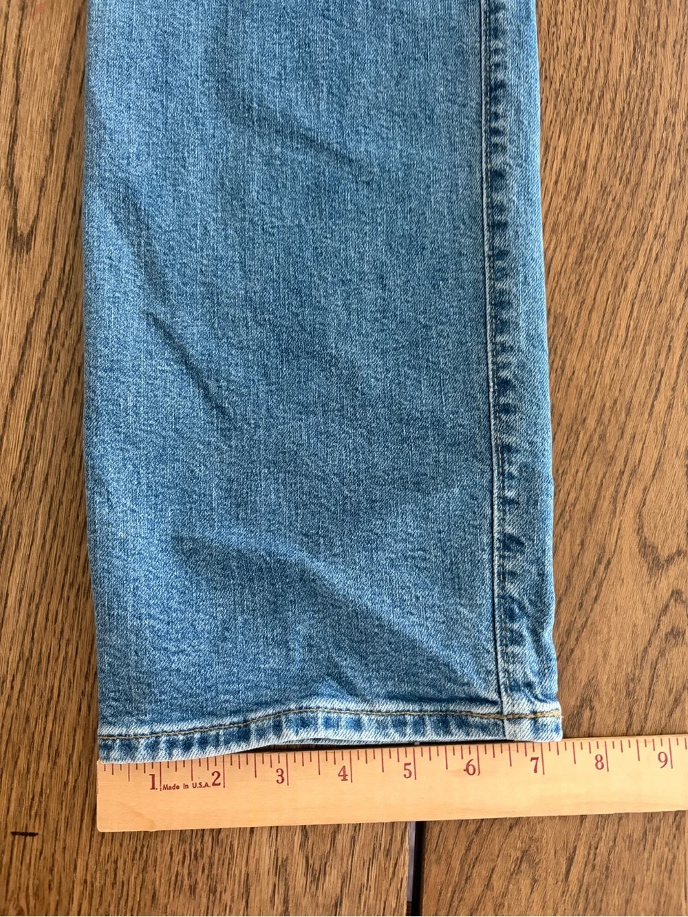 J. Crew 770 34x34 men’s Straight-fit stretch jean in three-year wash AW296